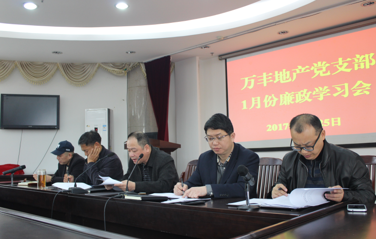 2017年1月黨風(fēng)廉政建設學(xué)習會(huì )議
