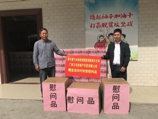 萬(wàn)豐地產(chǎn)黨支部到龍印村開(kāi)展春節慰問(wèn)工作