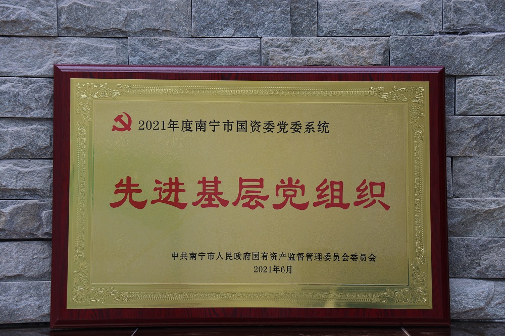 萬(wàn)豐地產(chǎn)黨支部榮獲“2021年度南寧市國資委黨委系統先進(jìn)基層黨組織”稱(chēng)號